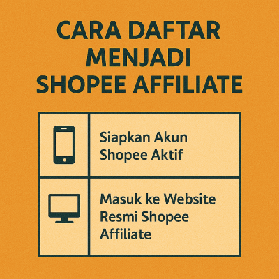 Cara Daftar Menjadi Shopee Affiliate