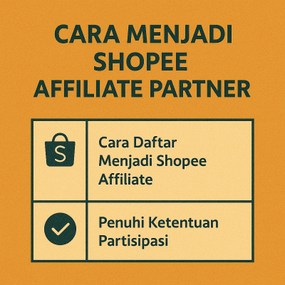 Cara Menjadi Shopee Affiliate Partner