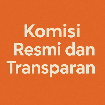 Komisi Resmi dan Transparan